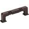 Jeffrey Alexander 96 mm Center-to-Center Distressed Oil Rubbed Bronze Rustic Twist Tahoe Cabinet Pull 602-96DMAC - alternate 1